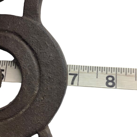 Vintage Cast Iron Owl Trivet Heat-Resistant Decorative Kitchen Accessory 8"x7" - Picture 5 of 5